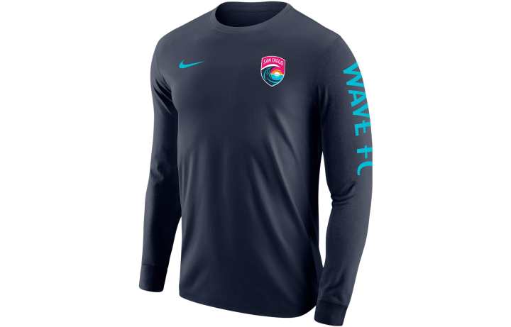 Nike Nike T Shirts Men's Marine Crew Neck Moderate Straight Fit