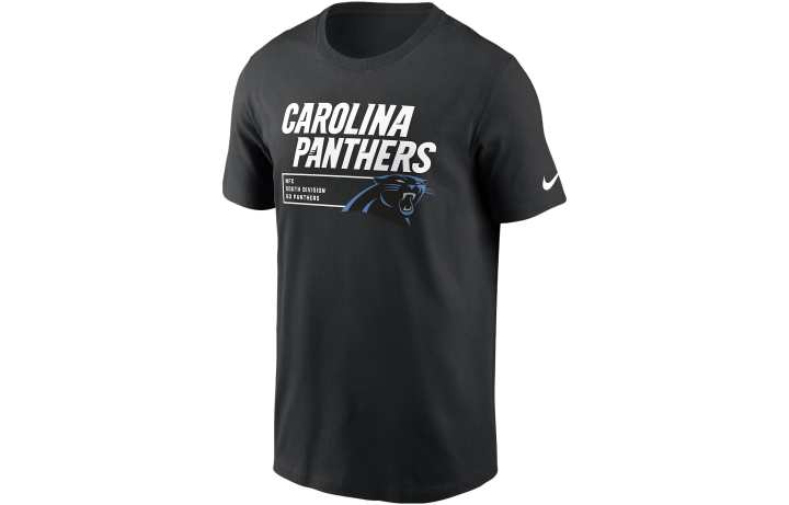 Nike Nike Carolina Panthers Rewind Front And Back Hit Essential Men's Nike Nfl T-Shirt