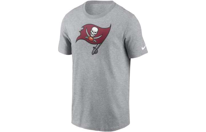 Nike Nike T Shirts Men's Gray Crew Neck Moderate Straight Fit