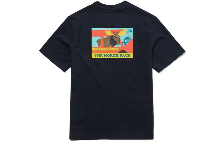 THE NORTH FACE T Shirt Unisex Marine Blue