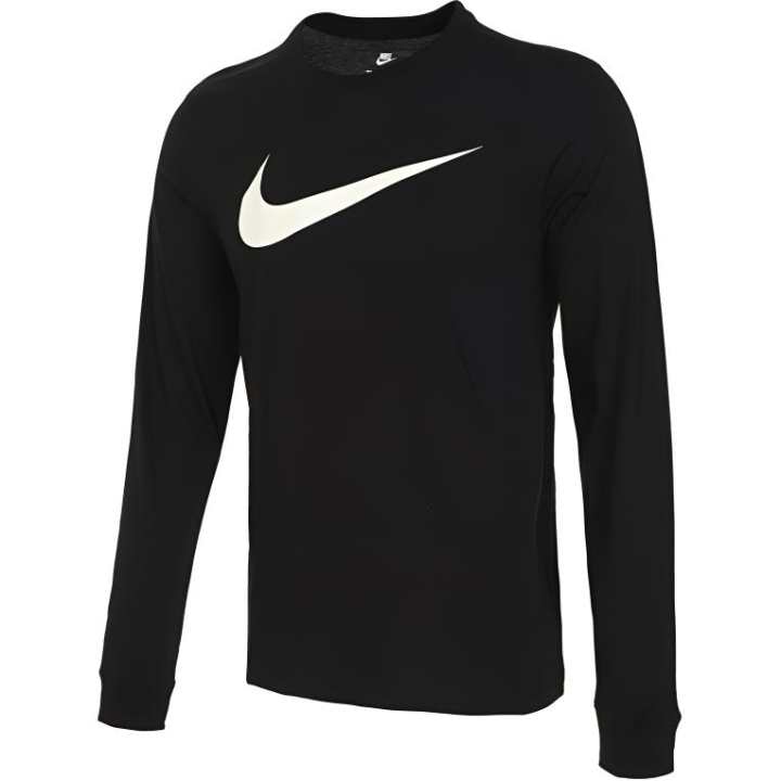 Nike Nike T Shirts Men's Black Crew Neck Moderate Straight Fit