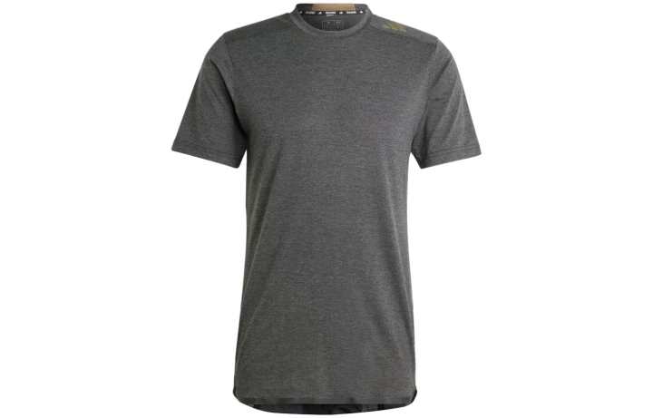 Adidas Adidas T Shirts Men's Gray Crew Neck Moderate Straight Fit