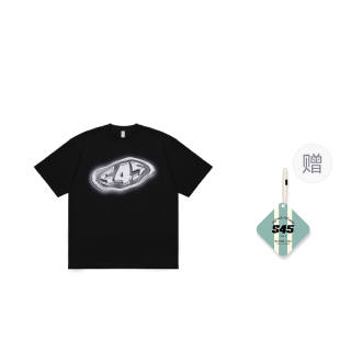 S45 T Shirts Unisex Crew Neck Moderate Straight Fit