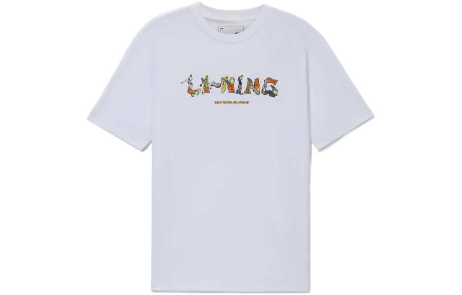 Li-Ning Li Ning Sports Basketball Collection T Shirt Men's Standard White