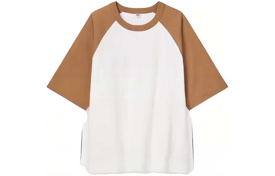 UNIQLO T Shirt Men's Orange Brown