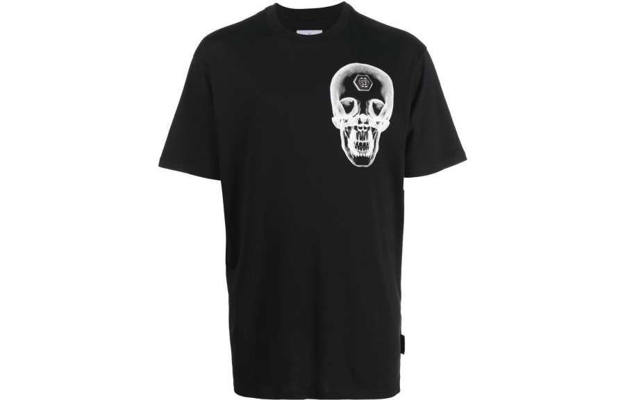 PHILIPP PLEIN 【Previous Season】skull-print short-sleeve T-shirt