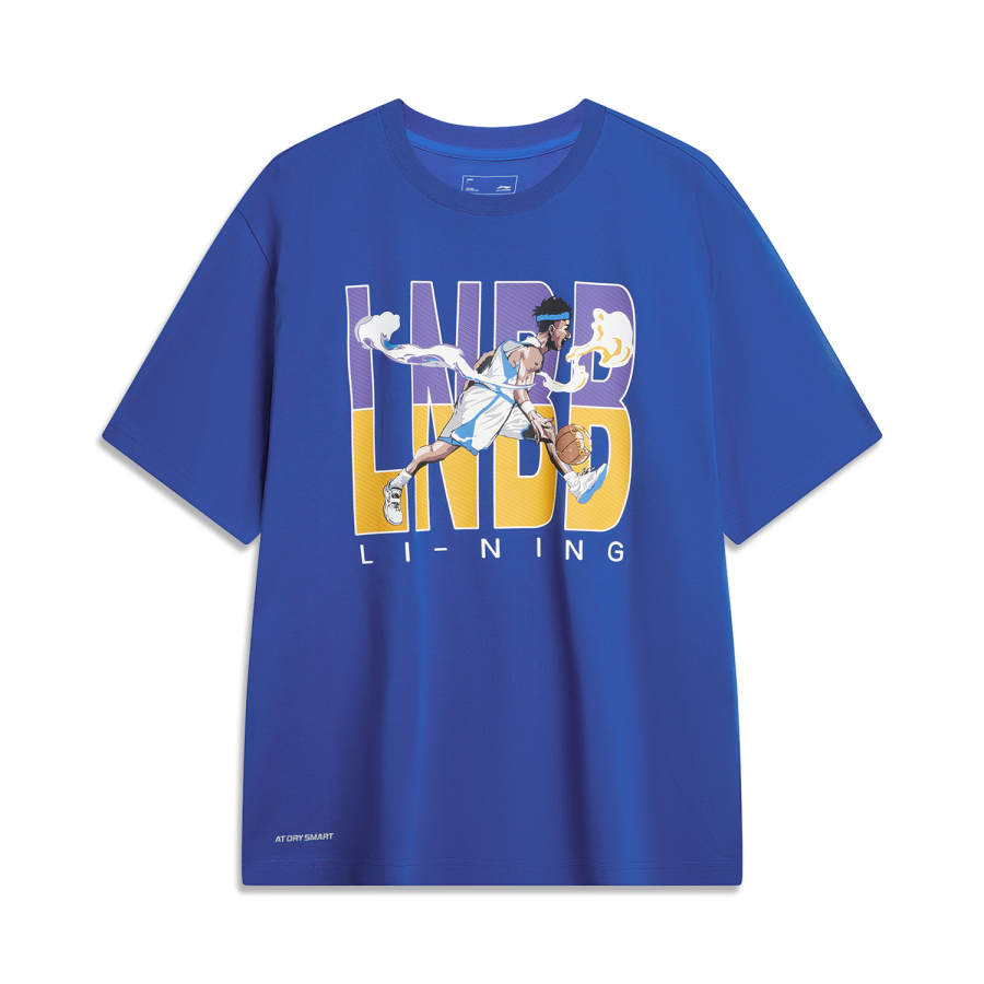 Li-Ning Li Ning T Shirt Men's Storm Blue