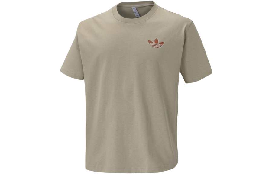 Adidas Originals T Shirt Unisex Grassland Brown