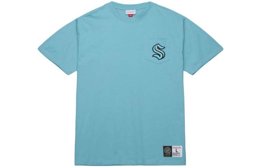 Mitchell Ness Mitchell Ness T Shirt Men's Blue