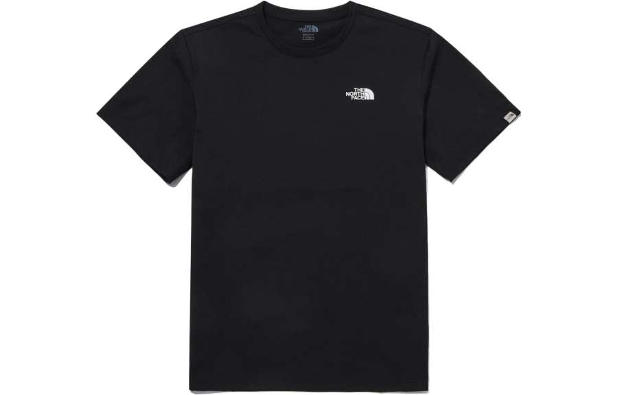 THE NORTH FACE T Shirts Men's Black Crew Neck Moderate Straight Fit
