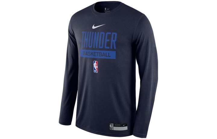 Nike Nike T Shirts Men's Navy Blue Crew Neck Moderate Straight Fit