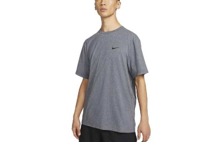Nike Nike T Shirts Men's Dark Gray Crew Neck Moderate Straight Fit