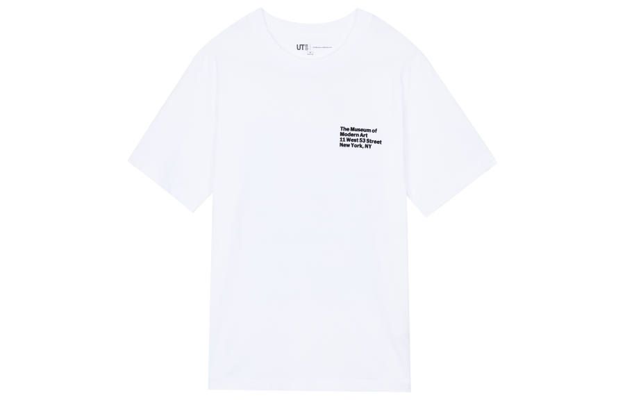 UNIQLO UT T Shirts Unisex White Crew Neck Moderate