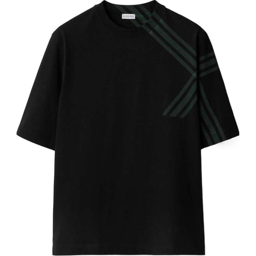 Burberry Check Print Short Sleeve T shirt