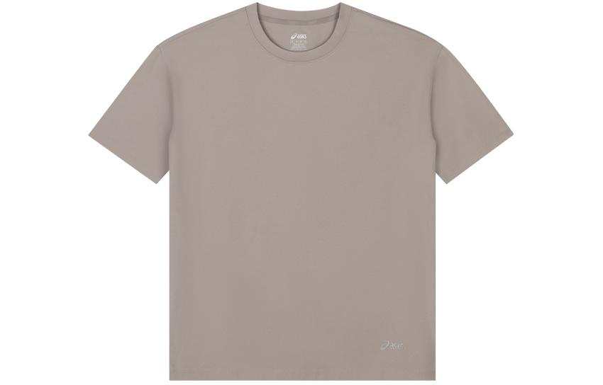 ASICS ASICS T Shirts Unisex Gray Crew Neck Moderate