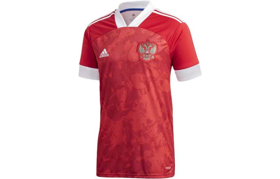 Adidas Adidas T Shirts Men's Red V Neck Moderate