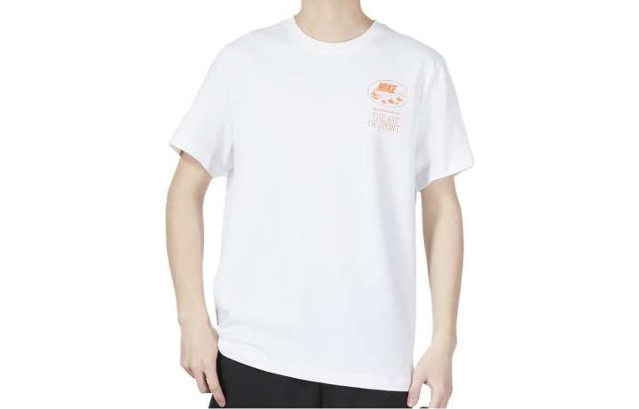 Nike Nike Drop Shoulder Sleeve T-Shirt Men's White