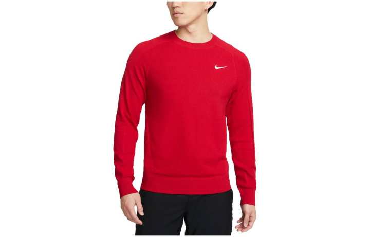 Nike Nike T Shirts Men's Red Crew Neck Moderate Straight Fit