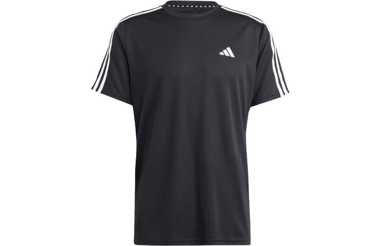 Adidas Adidas 3 Stripes T Shirt Men's Black