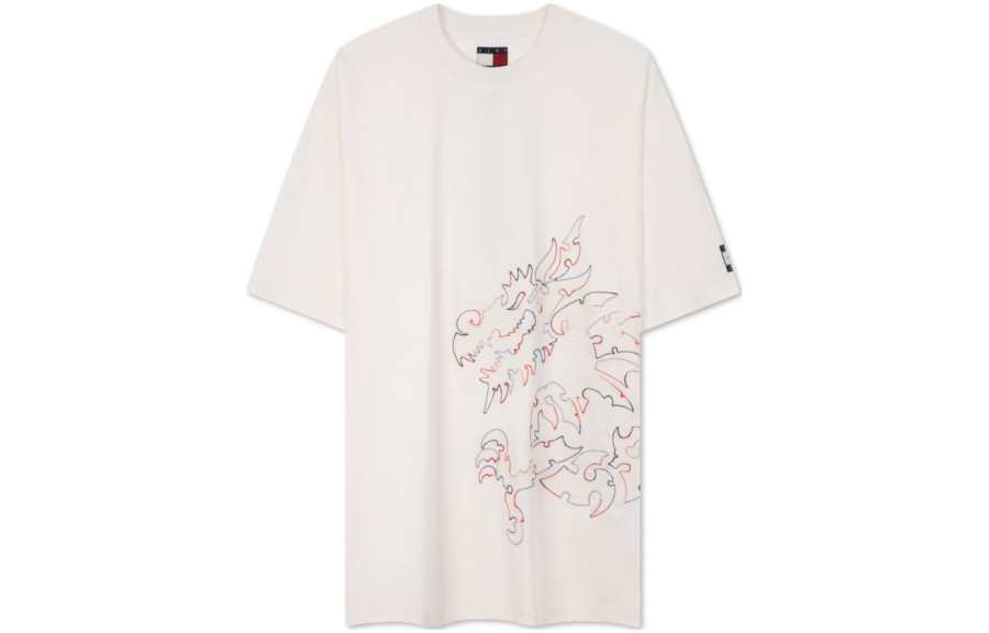 Tommy Hilfiger x CLOT T Shirt Unisex Ecru