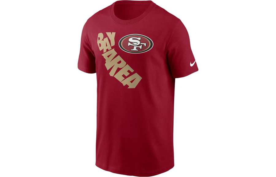 Nike Nike T Shirts Men's Red Crew Neck Moderate Straight Fit