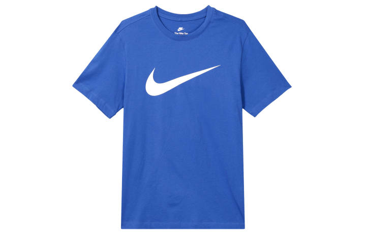 Nike Nike T Shirts Men's Blue Crew Neck Moderate