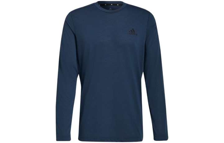 Adidas Adidas T Shirts Men's Blue Crew Neck Moderate Straight Fit