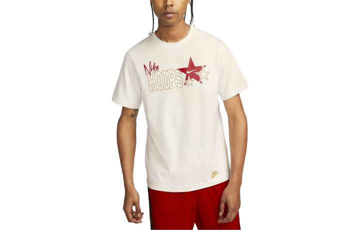Nike Nike T Shirts Men's Summit White Crew Neck Moderate Straight Fit