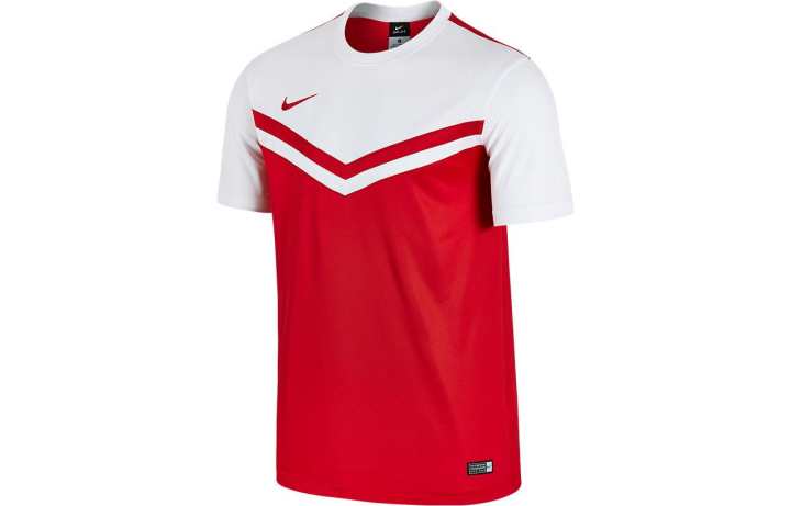 Nike Nike T Shirts Men's Red White Crew Neck Moderate Straight Fit