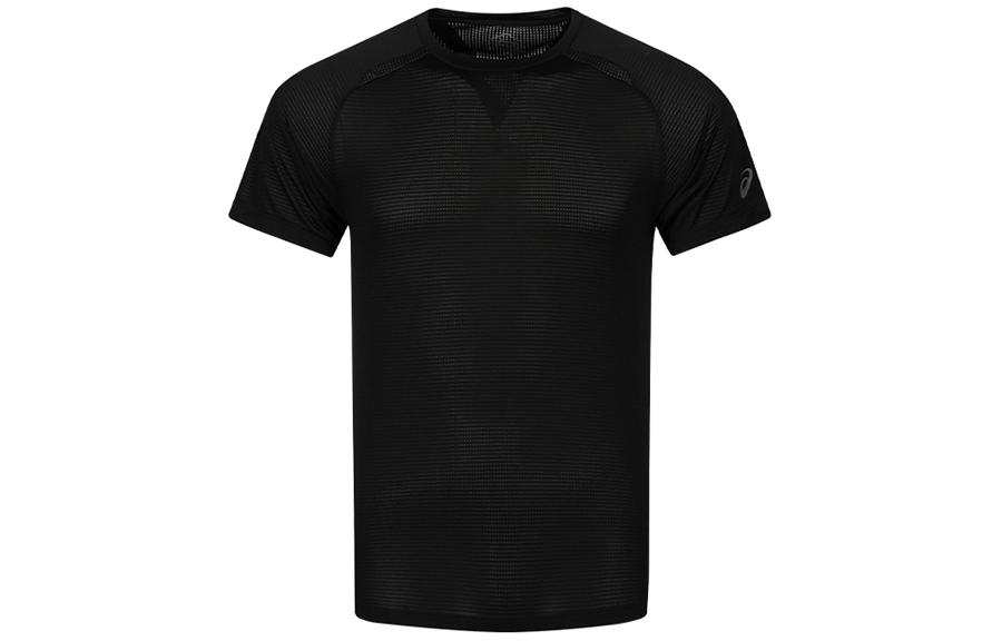 ASICS ASICS T Shirts Men's Black Crew Neck Moderate