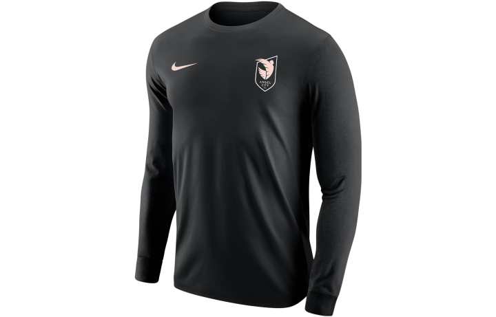 Nike Nike T Shirts Men's Black Crew Neck Moderate Straight Fit