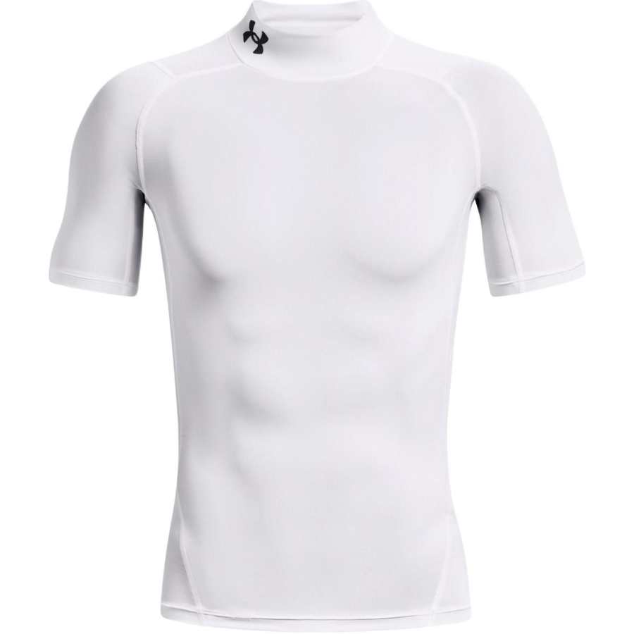 Under Armour Men's HeatGear® Compression Mock Short Sleeve T-shirt White