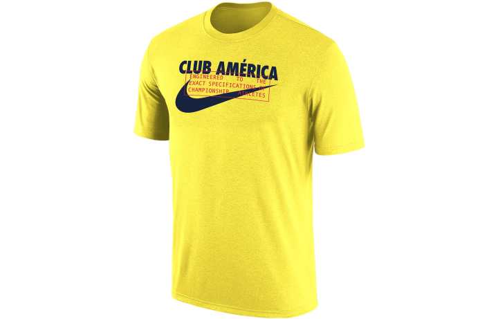 Nike Nike T Shirts Men's Yellow Crew Neck Moderate Straight Fit