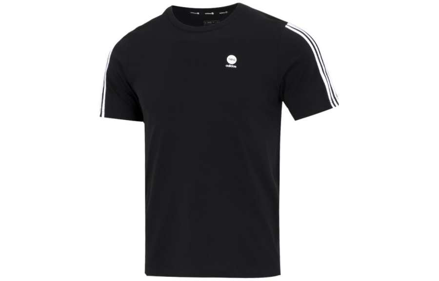 Adidas Adidas T Shirts Unisex Black Crew Neck Moderate