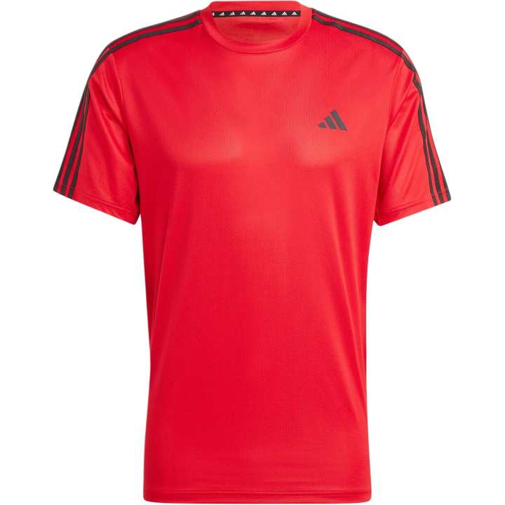 Adidas Adidas T Shirts Men's Red Crew Neck Moderate Straight Fit