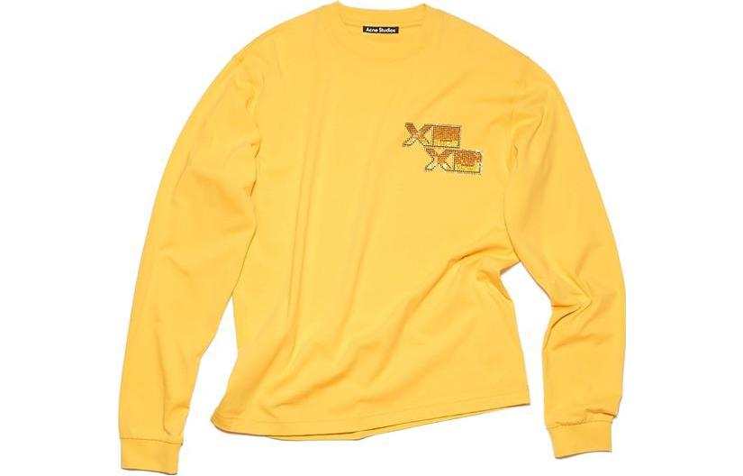 Acne Studios Acne Studios Meme Collection T Shirt Unisex Warm Yellow