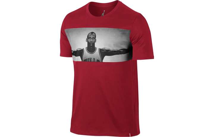 Jordan Jordan T Shirts Men's Red Crew Neck Moderate