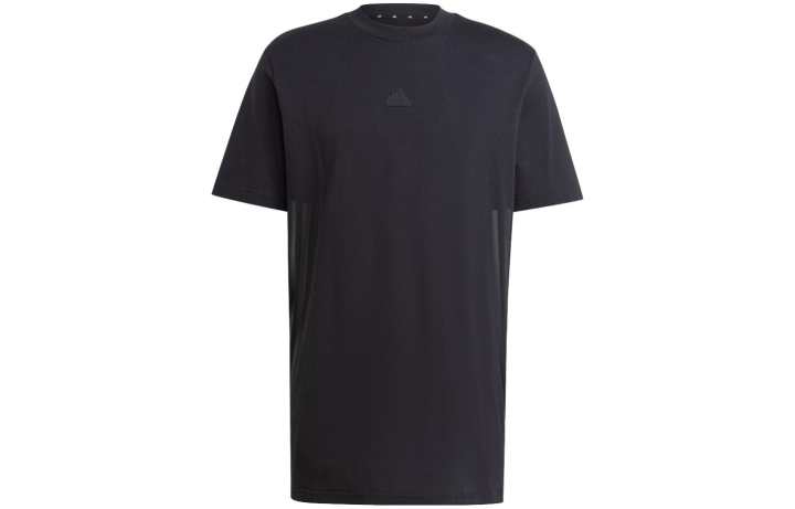 Adidas Adidas T Shirts Men's Black Crew Neck Moderate Straight Fit