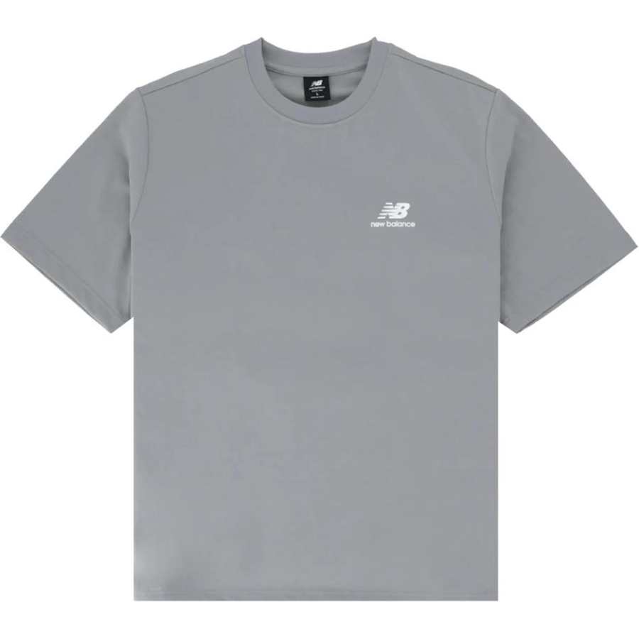 New Balance New Balance T Shirts Unisex Brown Crew Neck Moderate Straight Fit