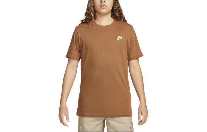 Nike Nike Sportswear Club T Shirt Men's Coffee