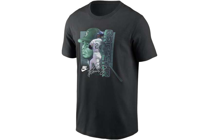 Nike Nike T Shirts Men's Black Crew Neck Moderate Straight Fit