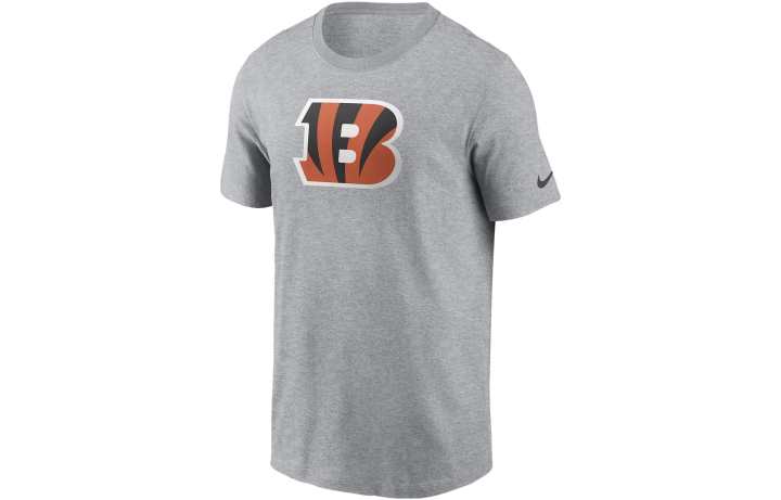 Nike Nike T Shirts Men's Gray Crew Neck Moderate Straight Fit
