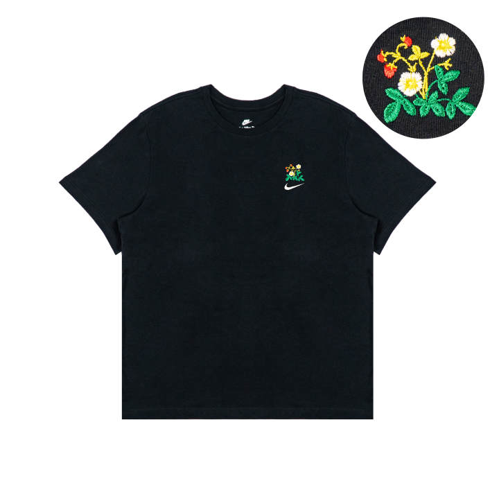 Nike Nike Drop Shoulder Sleeve T-Shirt Unisex Black