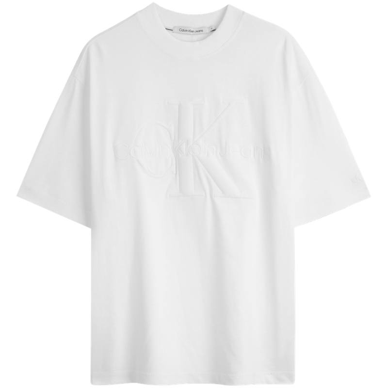 CALVIN KLEIN T Shirt Unisex Moon White