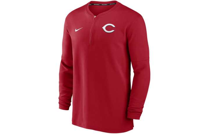 Nike Nike Cincinnati S Authentic Collection Men's Nike Dri FIT Mlb 1/2 Zip Long Sleeve Top
