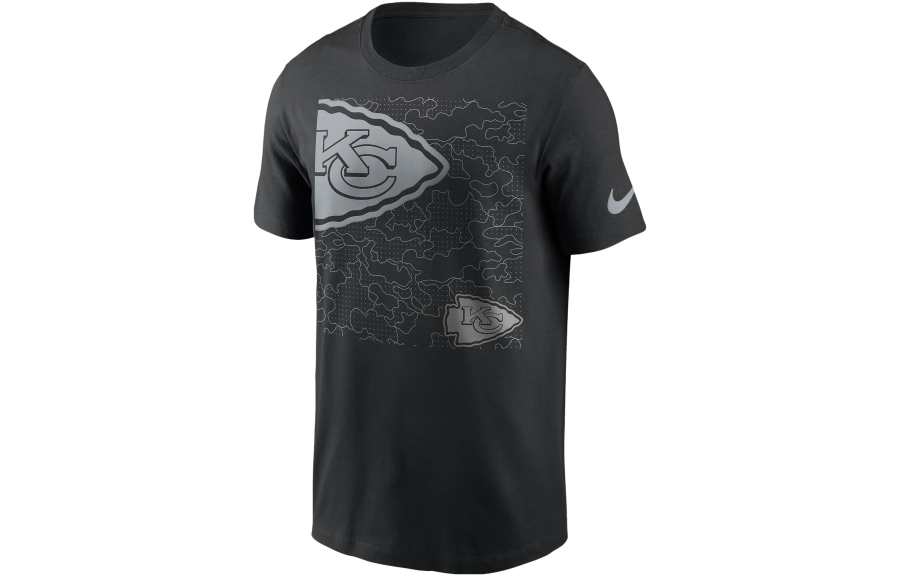 Nike Nike T Shirts Men's Black Crew Neck Moderate Straight Fit