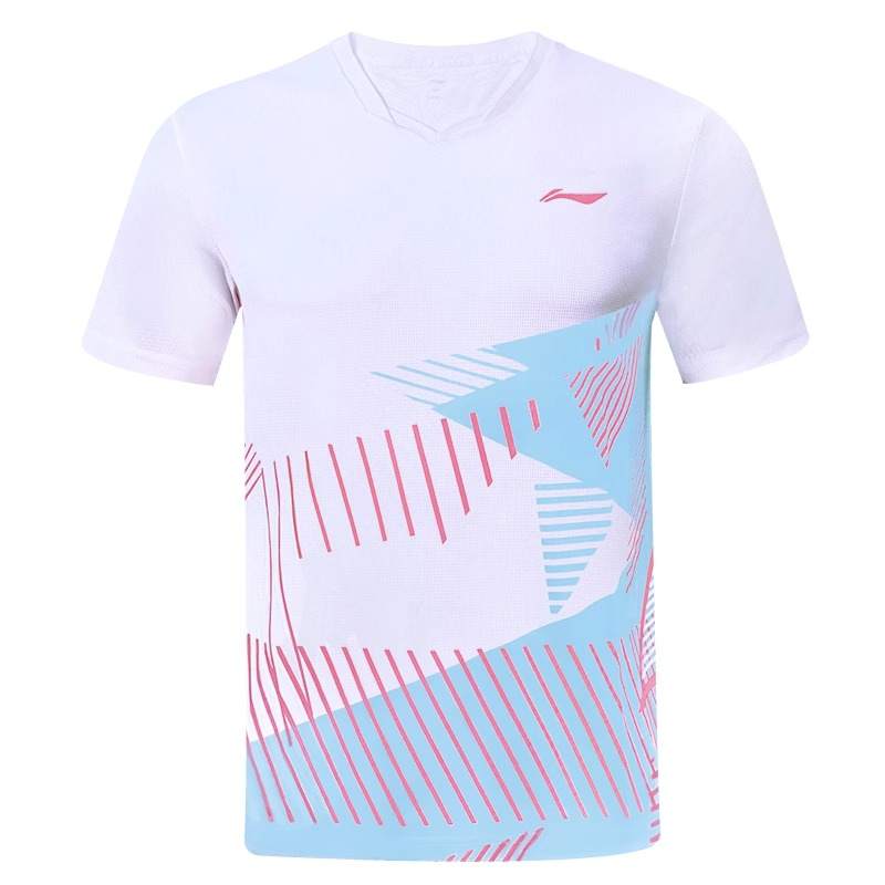 Li-Ning Li Ning Badminton Collection T Shirt Unisex White