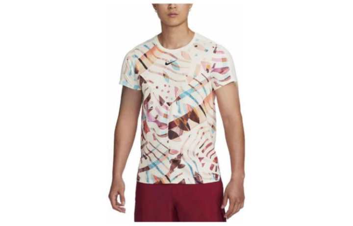 Nike Nike T Shirts Men's Multicolor Crew Neck Moderate Straight Fit