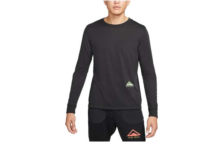 Nike Nike T Shirts Men's Black Crew Neck Moderate Straight Fit