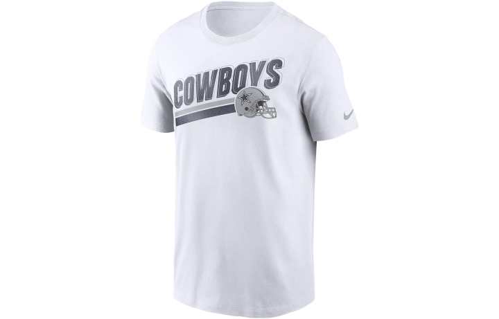 Nike Nike T Shirts Men's White Crew Neck Moderate Straight Fit